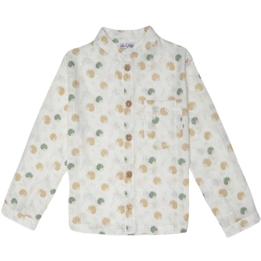 Jules & Juliette - Dilan Cotton Shirt - Hedgehog Print