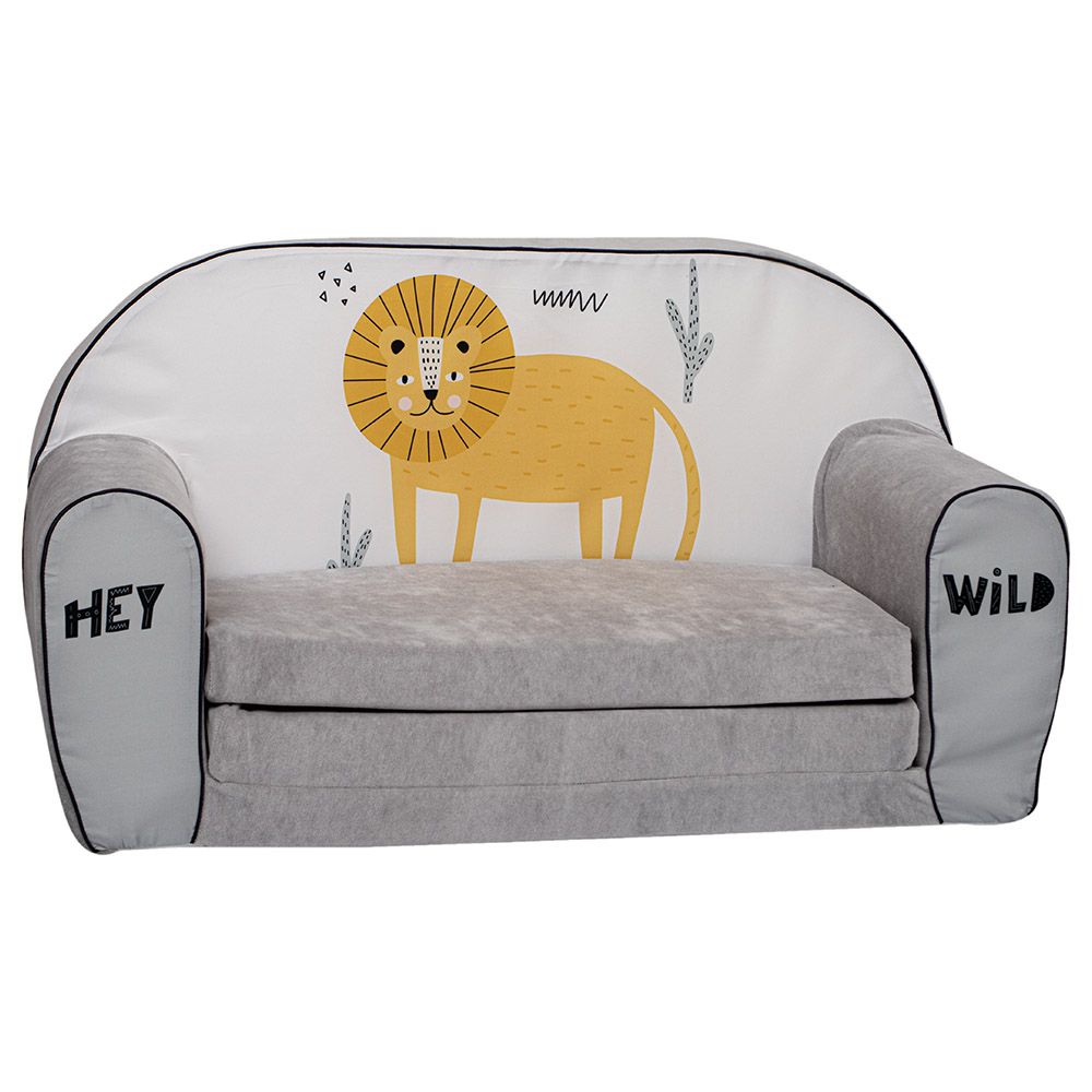 Delsit - Double Sofa Hey Wild Cool - Grey