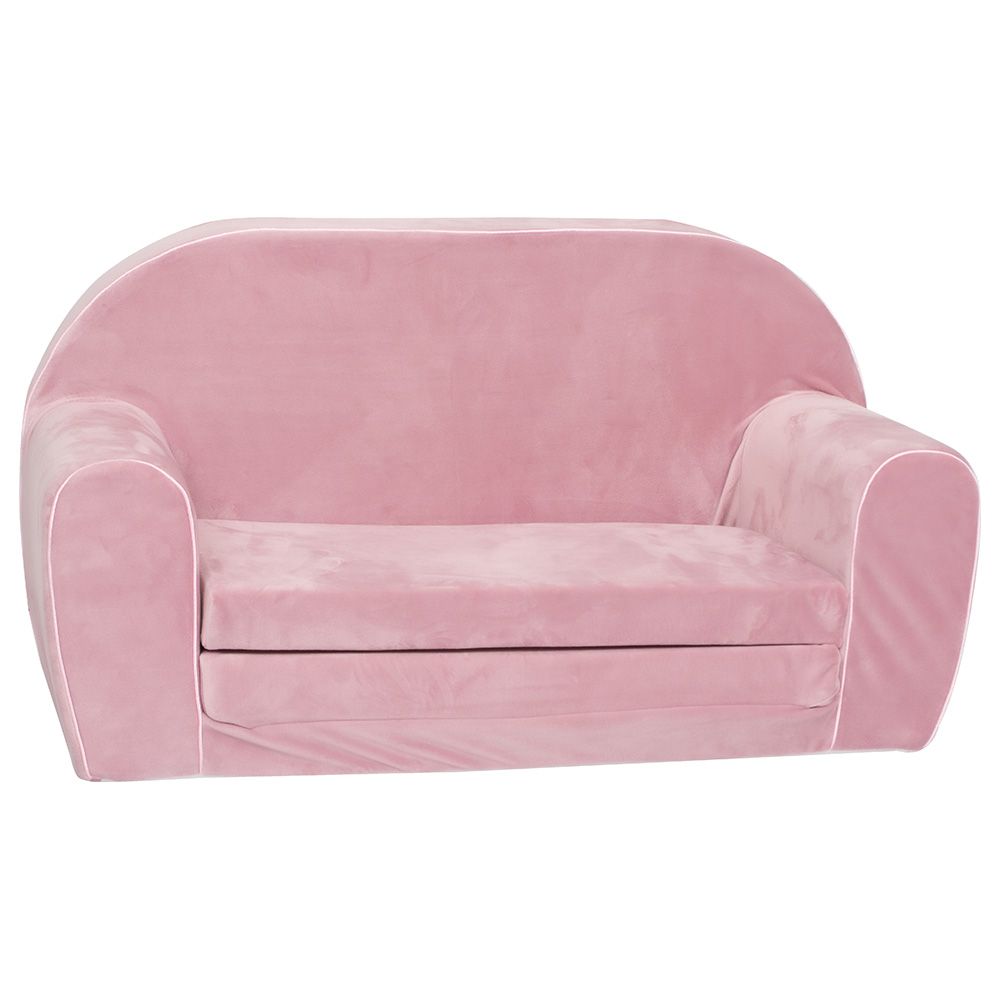 Delsit - Double Sofa Velvet - Pink