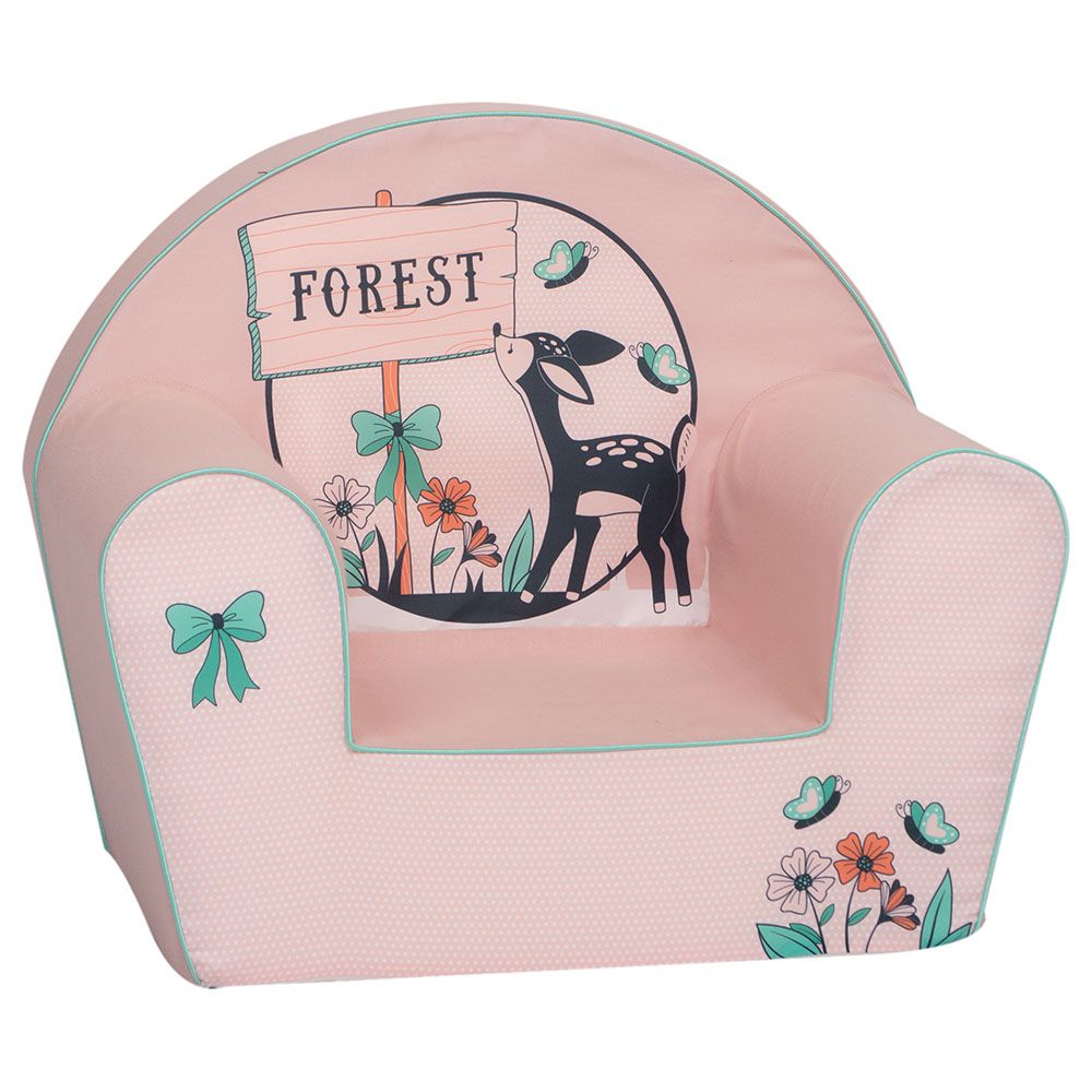 Delsit - Arm Chair Doe Forest - Pink