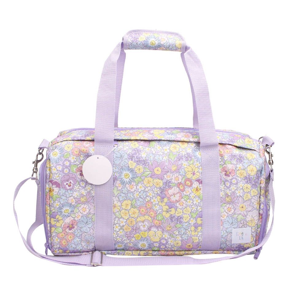 Little IA - Personalized Enchanted Floral Duffle Bag