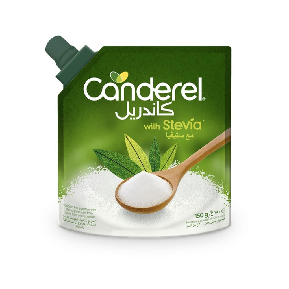 Canderel With Stevia Sweetener Crunch 150g