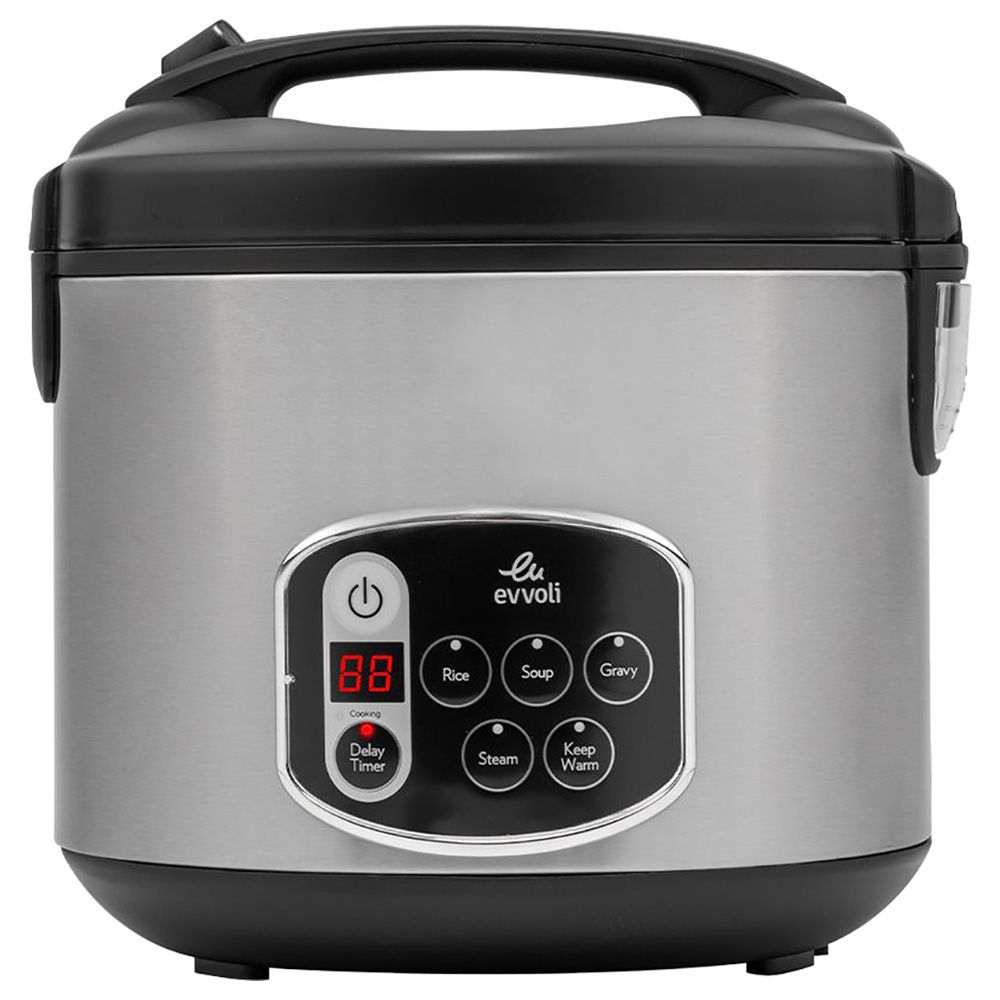 Evvoli - Multifunctional Rice & Grain Cooker - Black - 5 L - 650 W