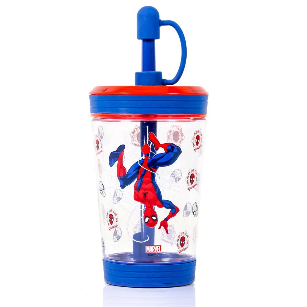 Eazy Kids - Marvel Beyond Amazing Spiderman Water Bottle - Blue - 480ml