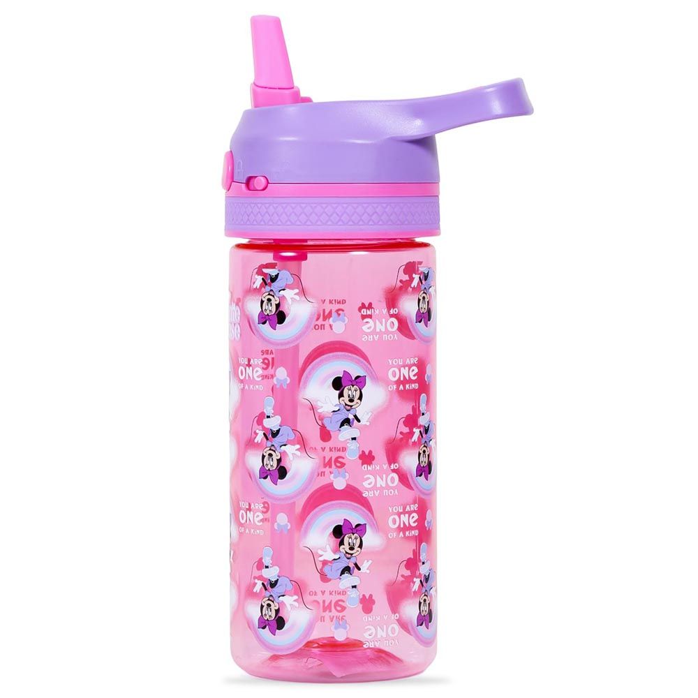 Eazy Kids - Disney Minnie Mouse Water Bottle - Purple/Pink - 420ml