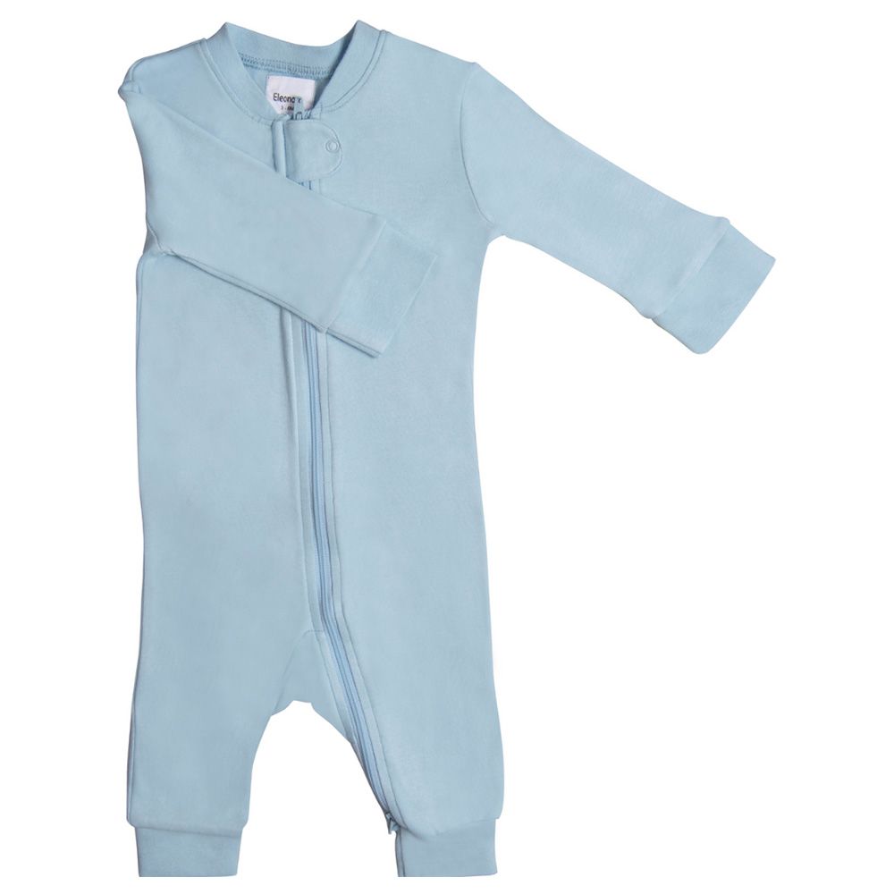 Eleonora Baby Wear - Organic Zip Sleepsuit - Blue