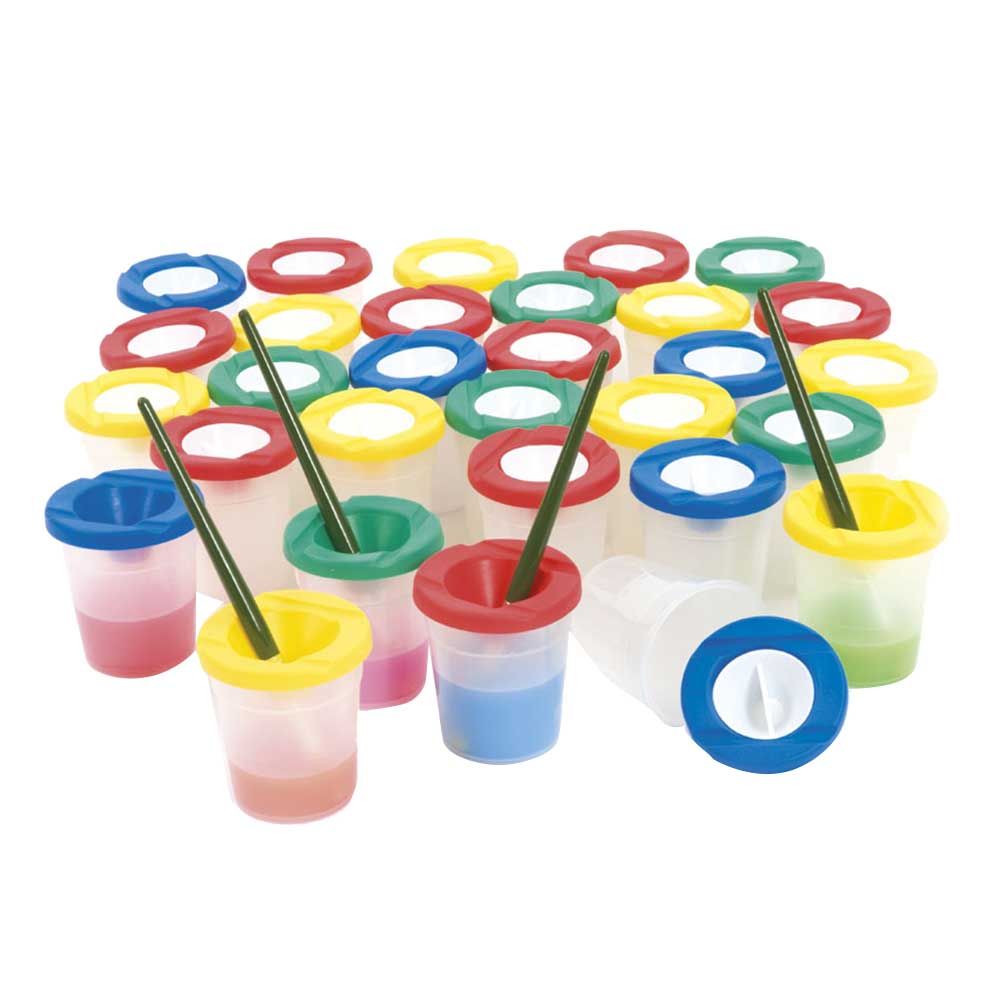 TTS - Non Spill Water Pots With Stoppers - 10pcs