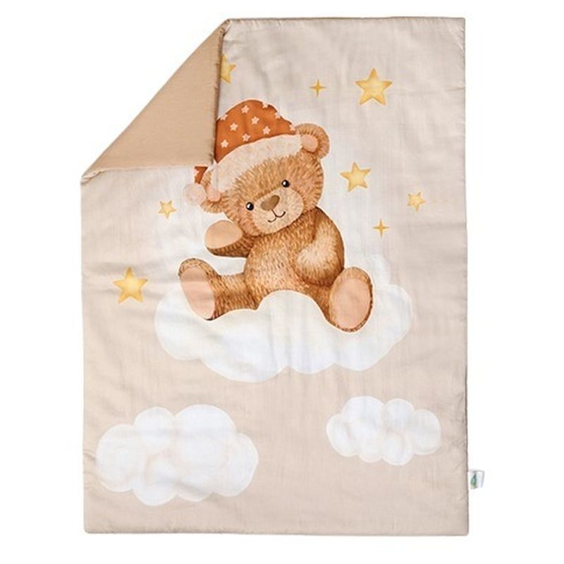 Fancy Fluff - Organic Toddler Comforter - Cuddle Bear