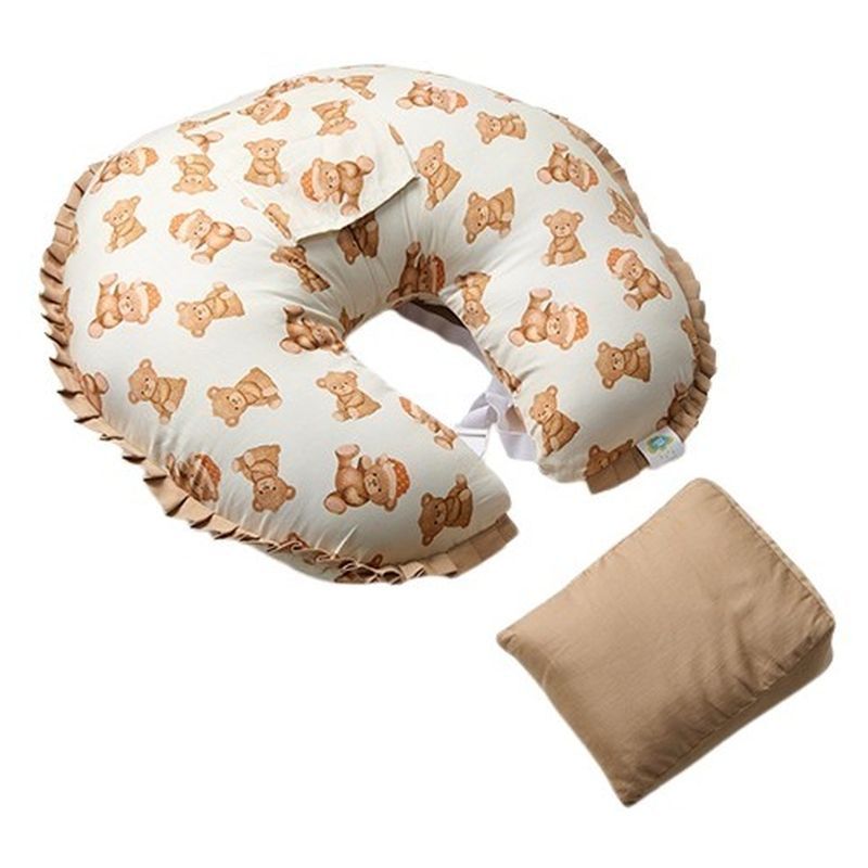 Fancy Fluff - Feeding & Support Pillow Set - Cuddle Bear - 2 Pcs