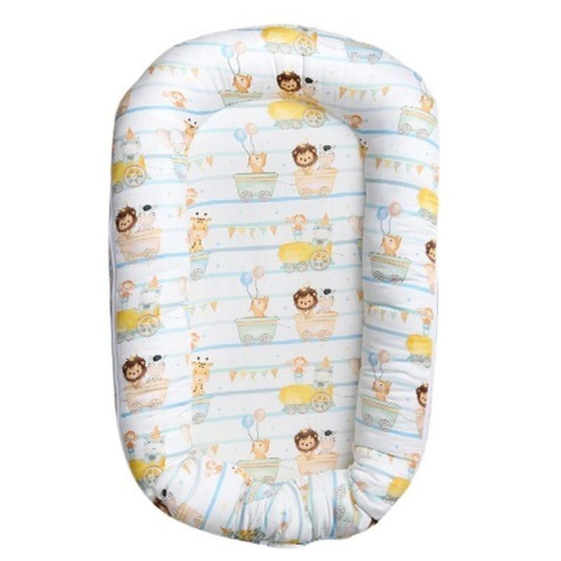 Fancy Fluff - Organic Baby Cocoon With Protector - Joy Ride