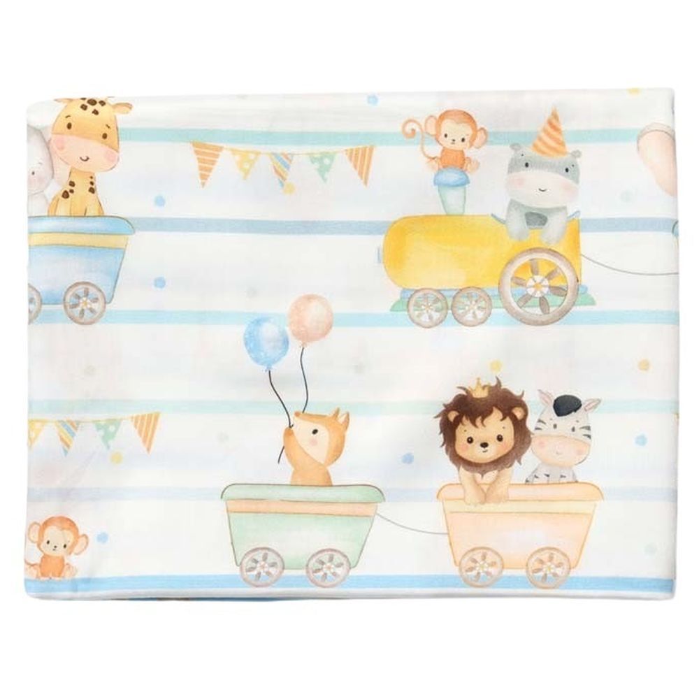 Fancy Fluff - Organic Cot Bedsheet - Joy Ride