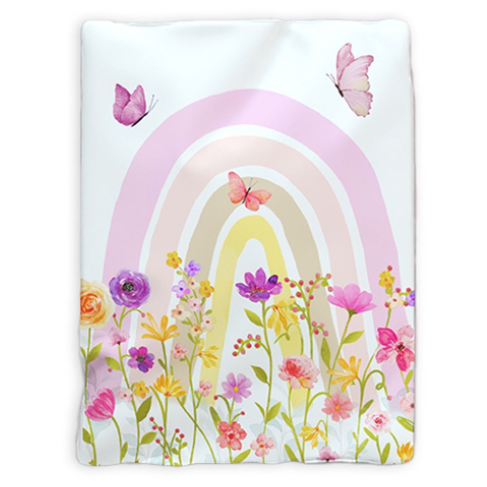 Fancy Fluff - Organic Baby Comforter - Rainbow Dreams