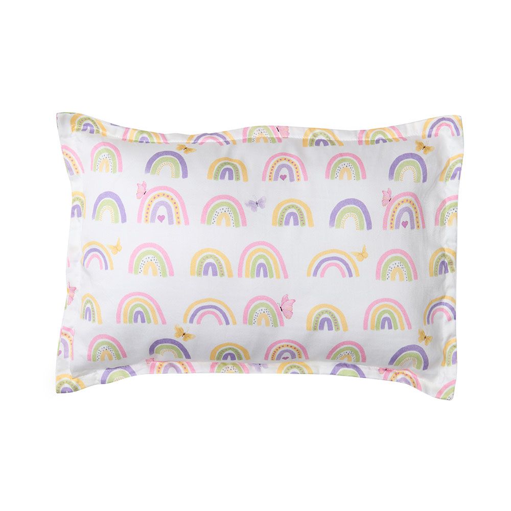 Fancy Fluff - Organic Baby Pillow - Rainbow Dreams