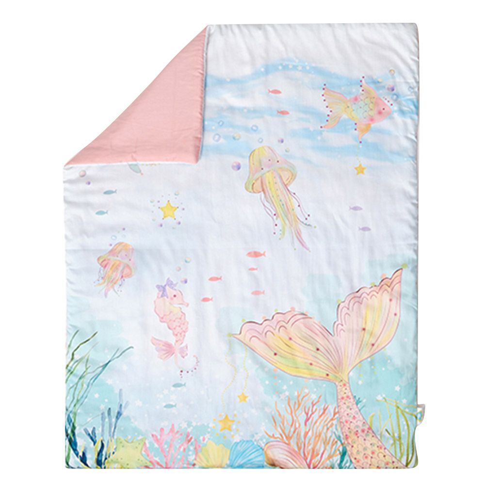 Fancy Fluff - Organic Toddler Comforter - Sea Fantasy