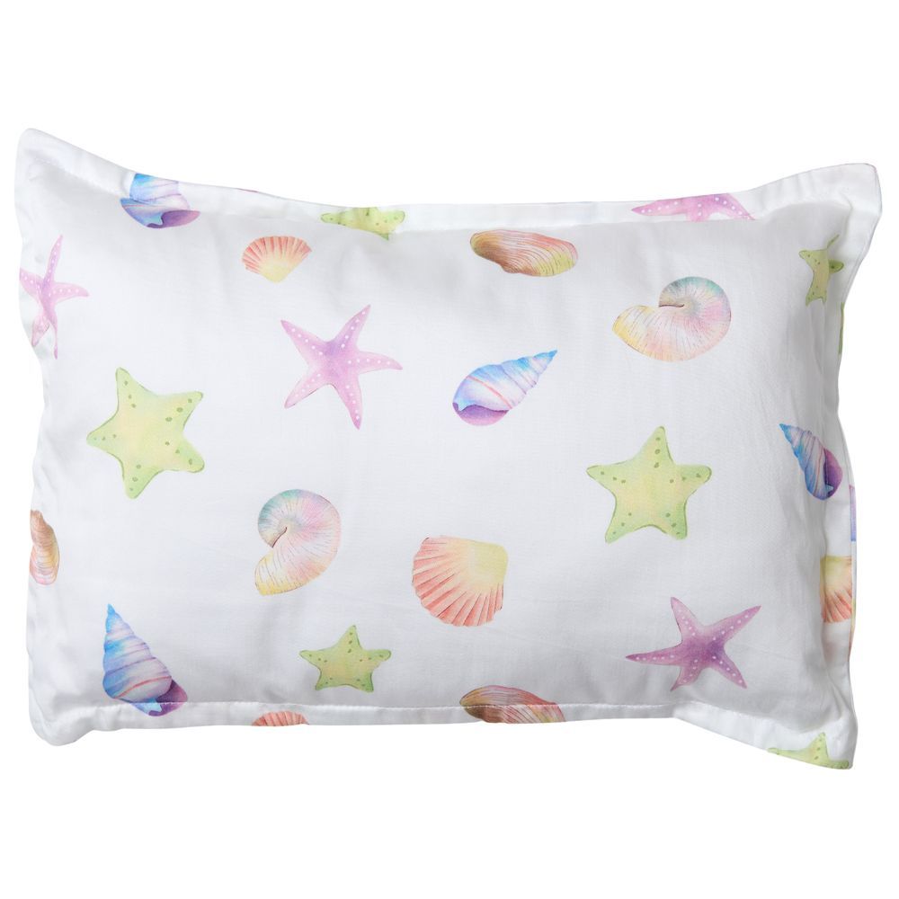 Fancy Fluff - Organic Baby Pillow - Sea Fantasy 