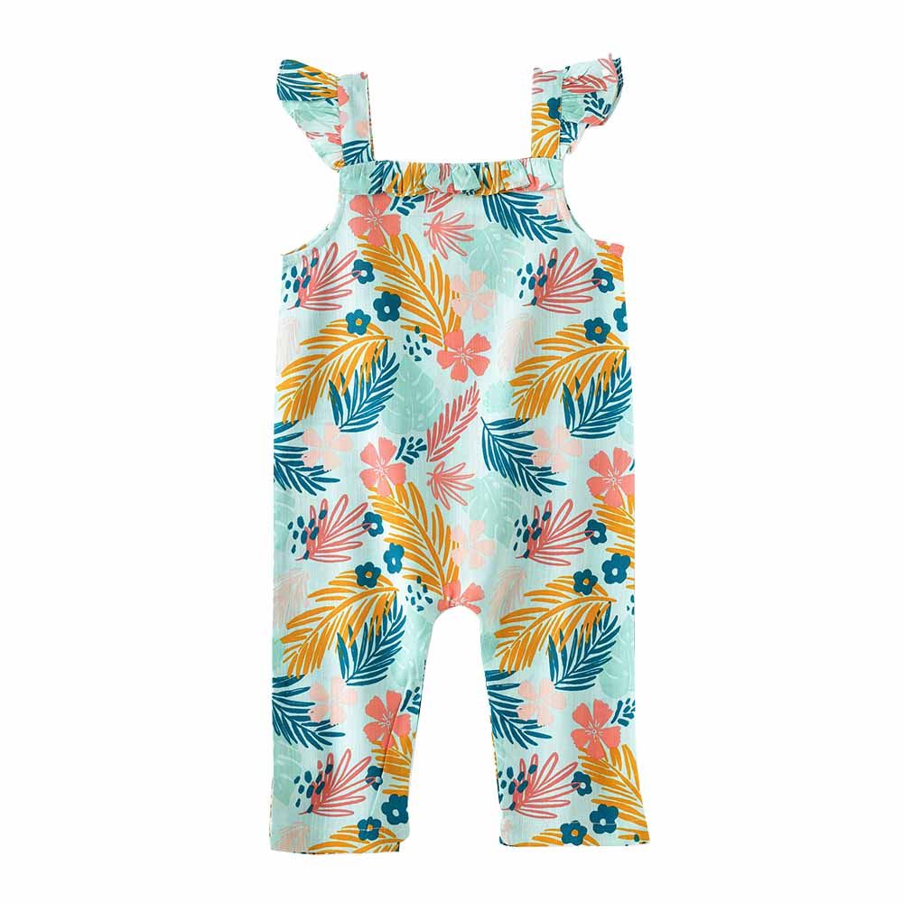 Jelliene - Sunny Smiles Girls Soft Viscose Jumpsuit