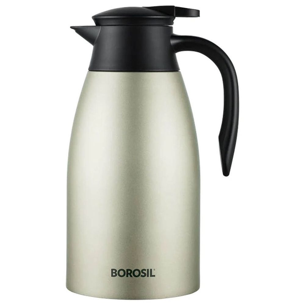 Borosil - Vacuum Insulated Stainless Steel Teapot - Oyster - 2 L