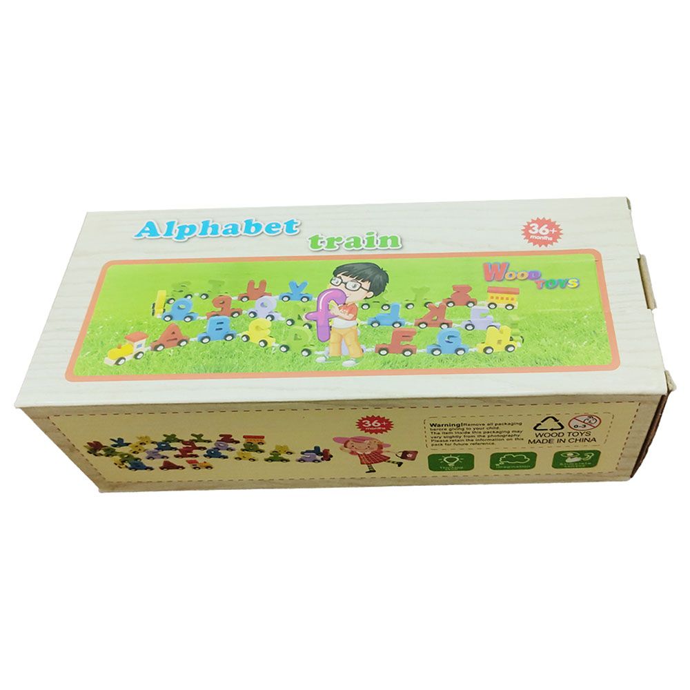 Factory Price - Wooden Alphabet Train Set - 28pcs