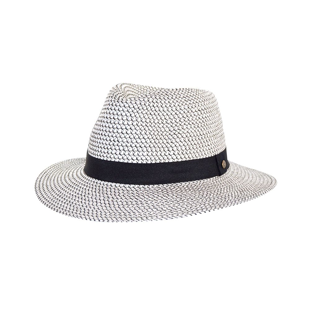 House of Ord - Lionel Trilby Hat - White/Black