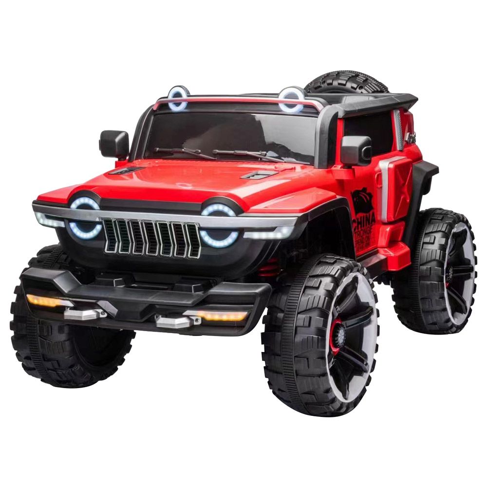 Factual Toys - Kids Ride-On Super Jeep - 12V - Red