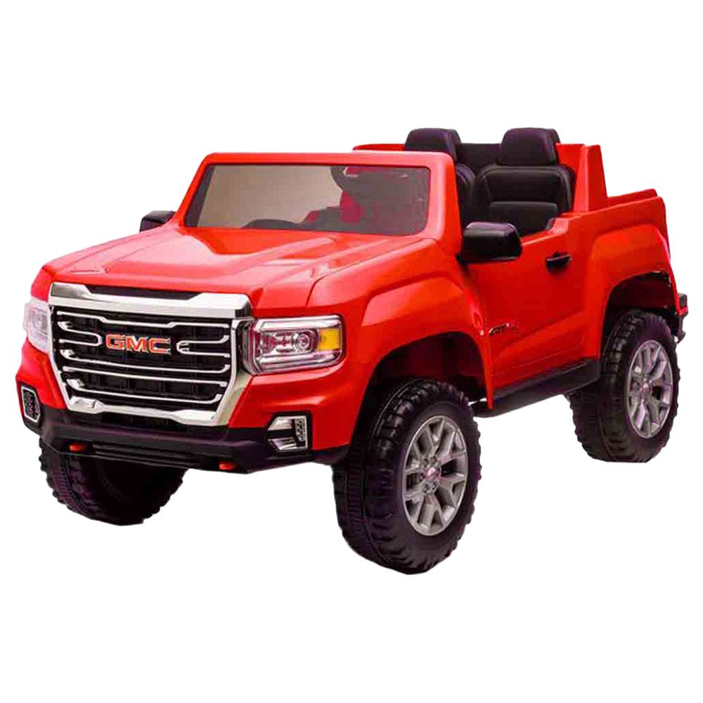 Gmc - 2-Seater Gmc Canyon AT4 Ride-On Truck - 12V - Red