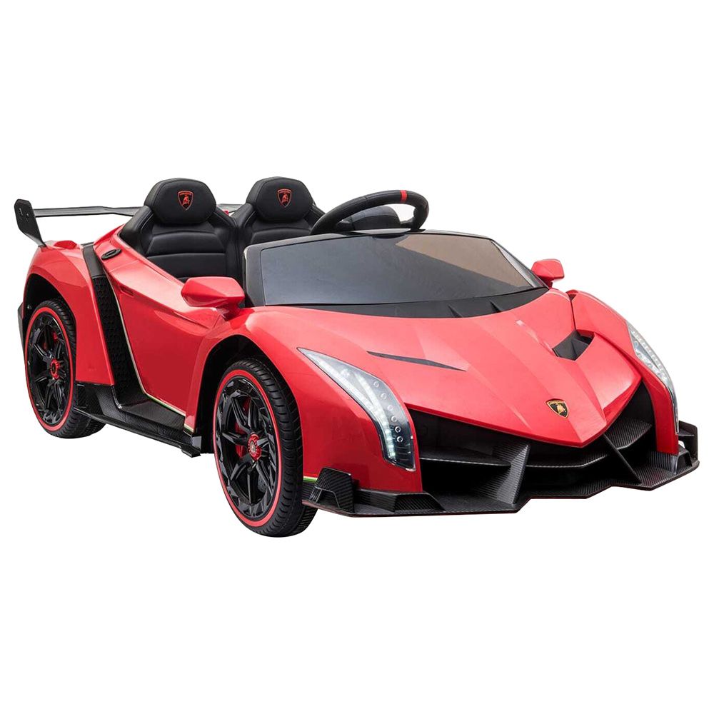 Lamborghini - Veneno 2 Seater Kids Electric Car - 12V - Red