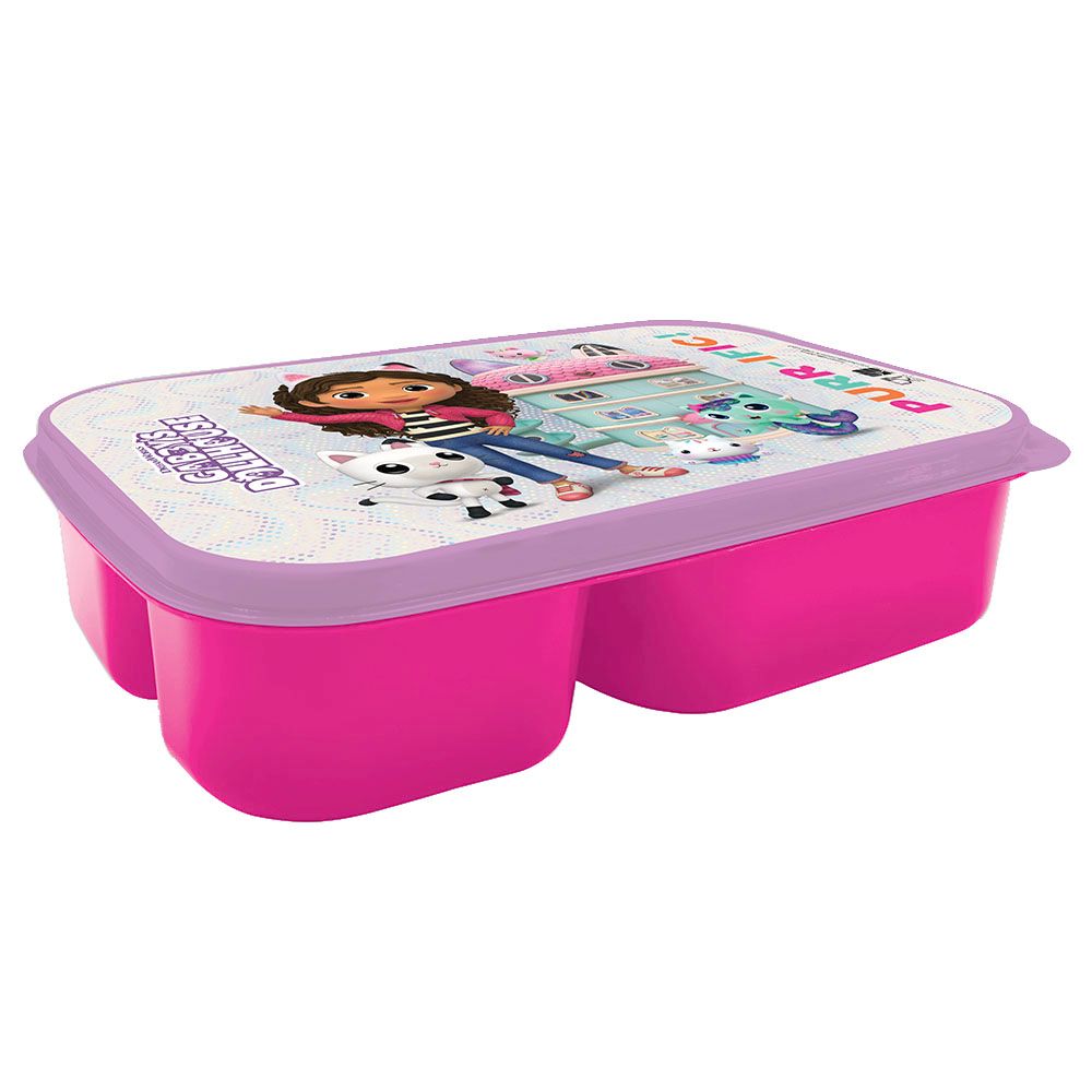 Gabby's Doll House - 3 Compartments Lunch Box