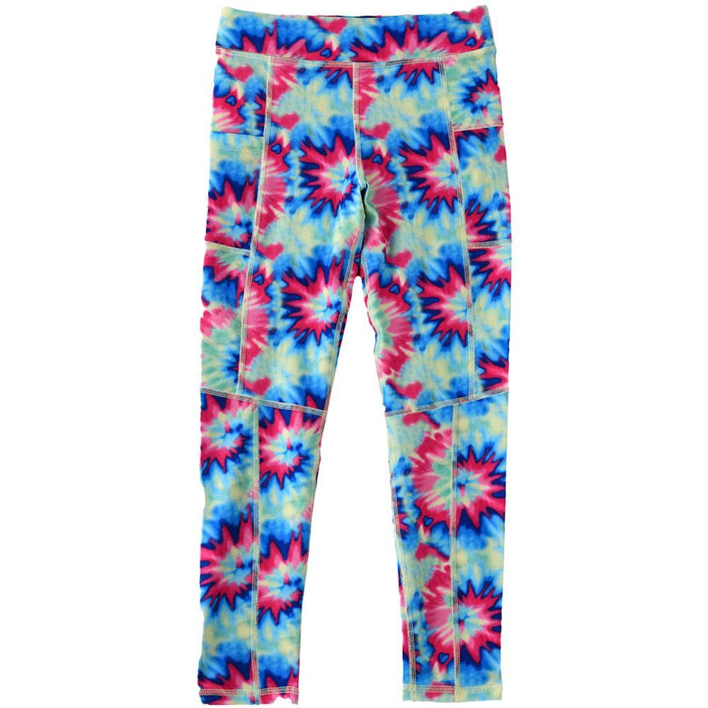 Jelliene - Girl's Knit Legging w/ Tie-Dye Print_8-9Y