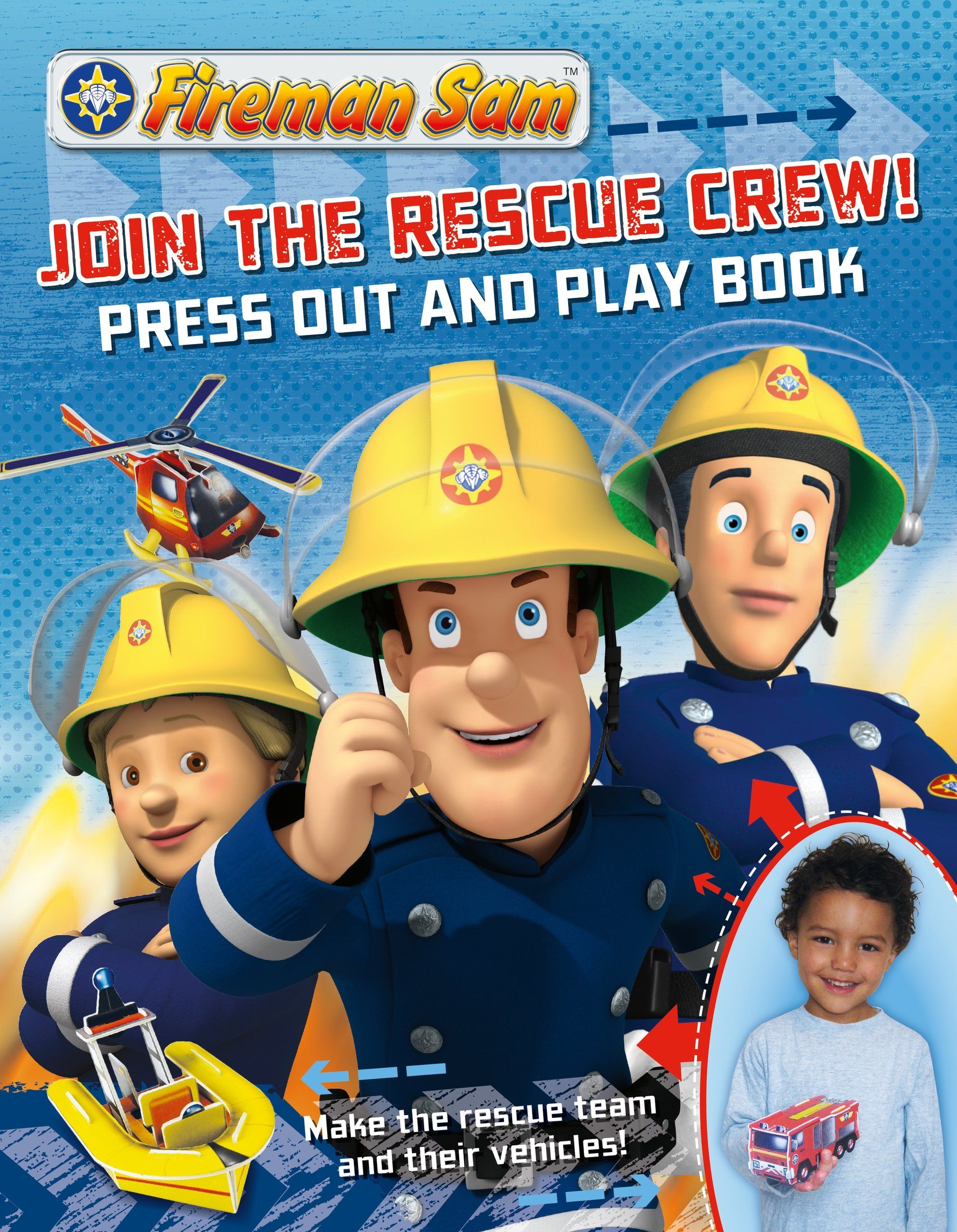 قصة "Fireman Sam Join the Rescue Crew Press Out and Play" من إغمونت يو كي