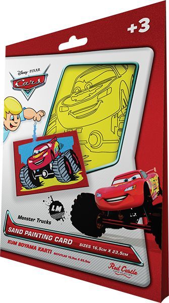 Disney Cars Sand Painting Card