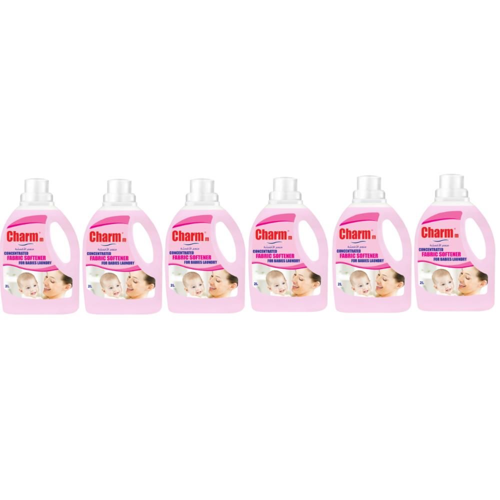 Charmm - Fabric Softener For Baby's Laundry - 2L - 6pcs