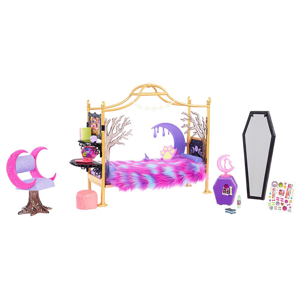 Mattel Games - Monster High Clawdeen Bedroom Playset