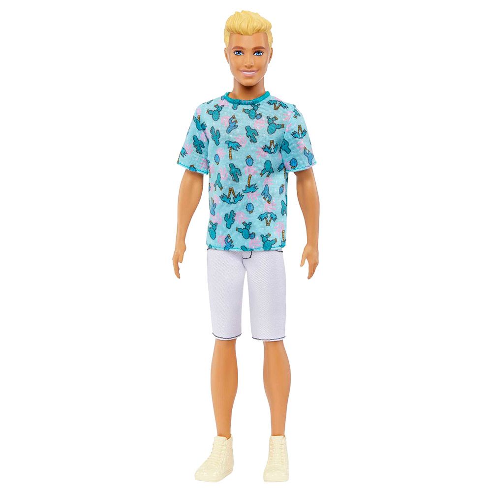 Mattel Games - Ken Fashionistas Doll - Blue Shirt