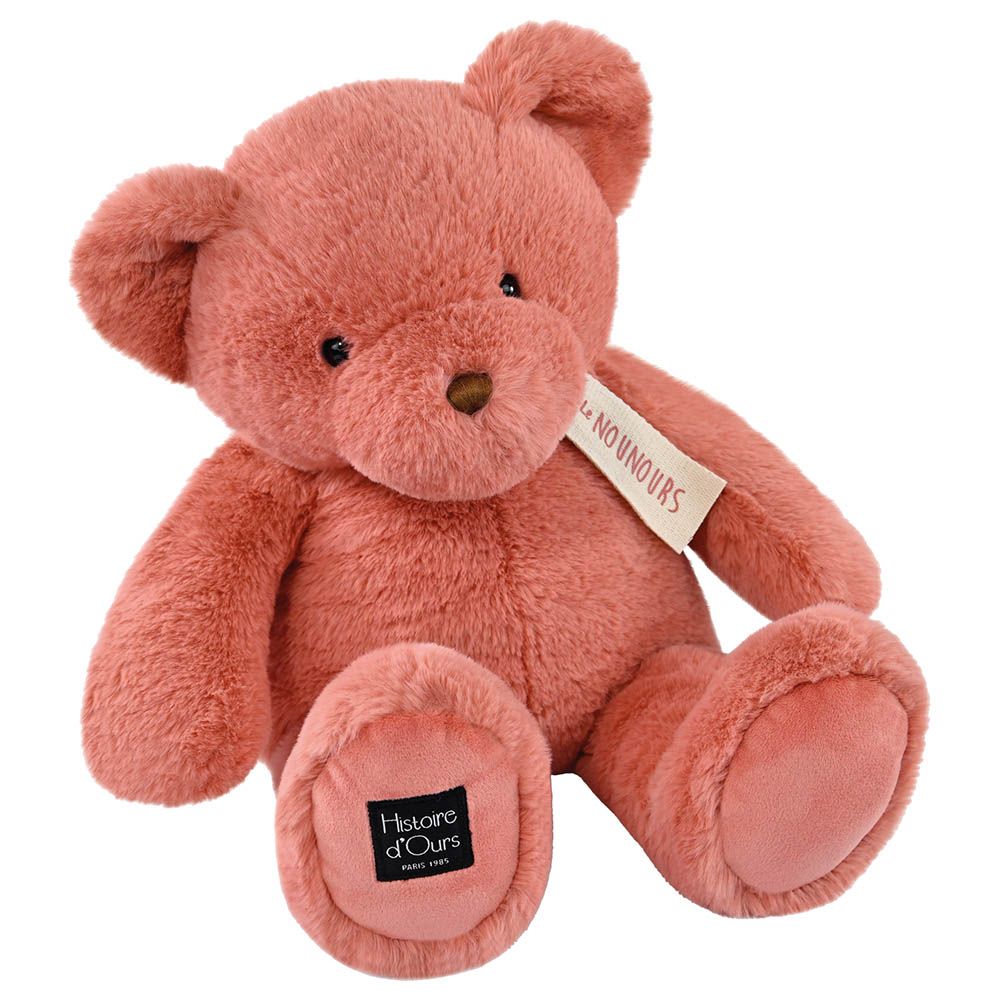 Histoire D'Ours - Teddy Bear Plush Toy - Rose Praline - 40cm