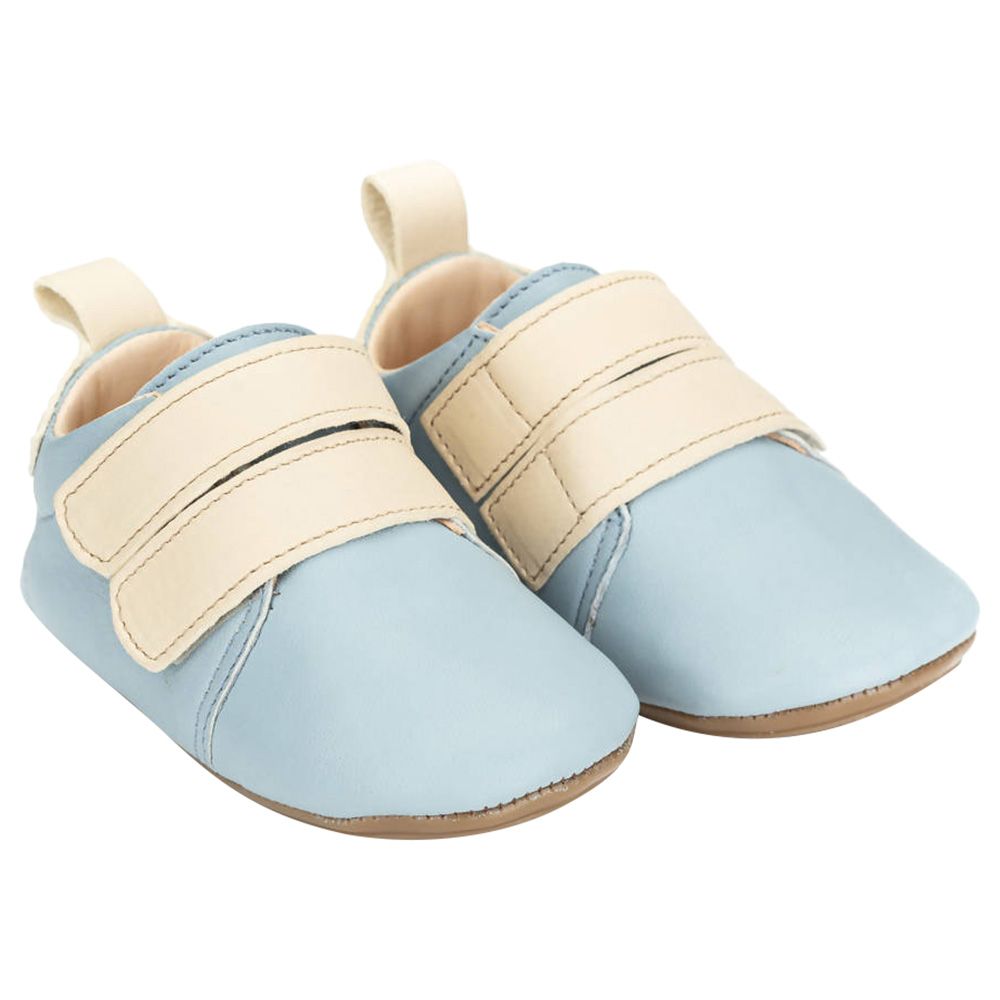 Hob - Zayn Soft Sole Low Top Sneakers - Sky Blue/Beige