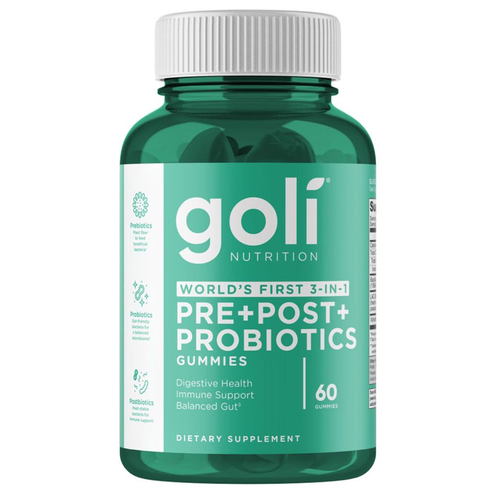 Goli - Pre + Post + Probiotics Gummies - 180 g - 60's