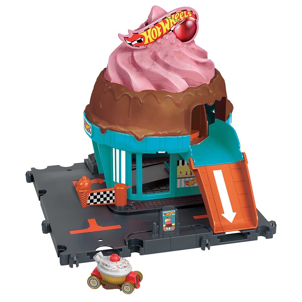 Hot Wheels - City Downtown Ice Cream Shop​ Playset