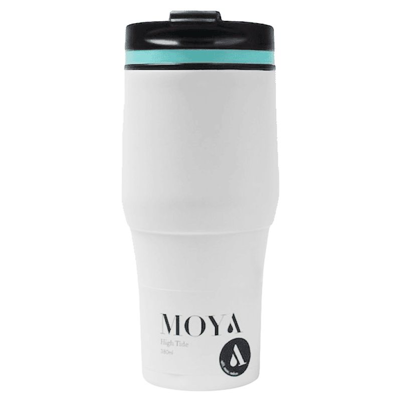 Moya - High Tide Travel Coffee Mug - 380ml - Blue/White