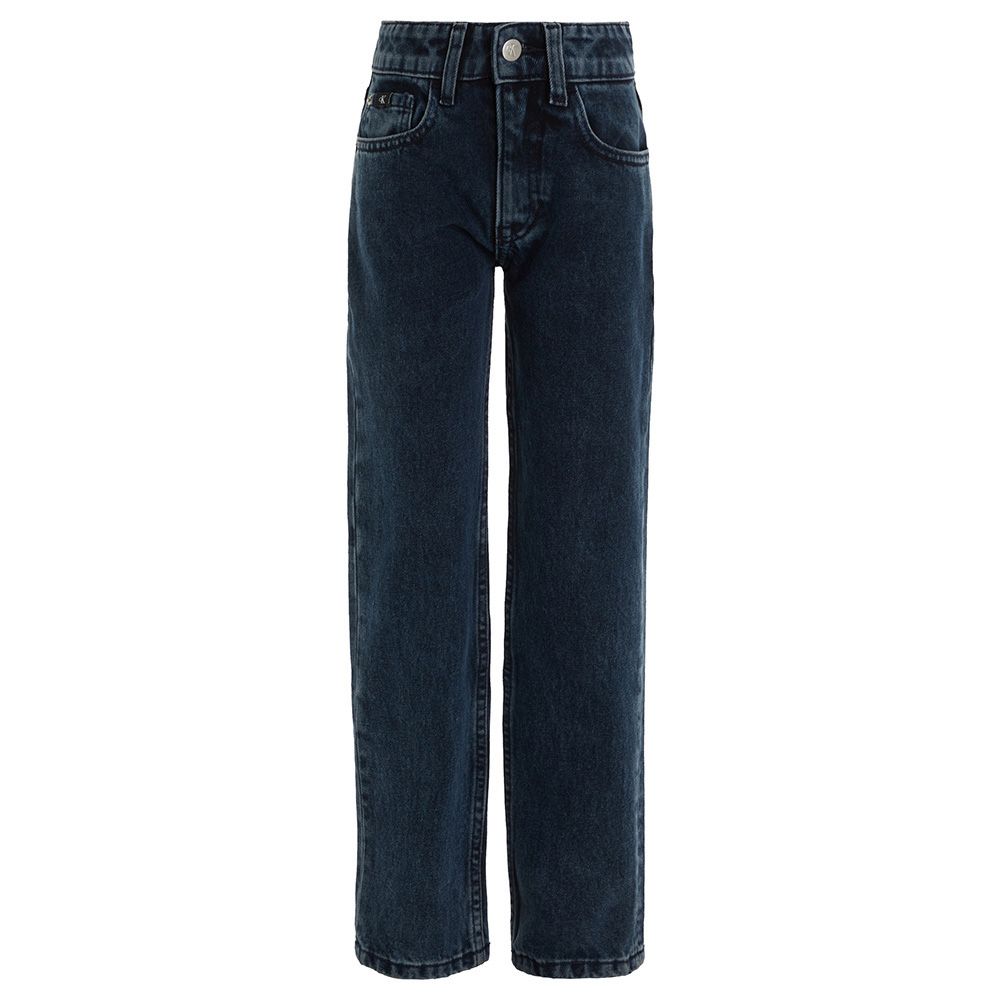 Calvin Klein - Straight Visual Regular Denim Pants - Blue