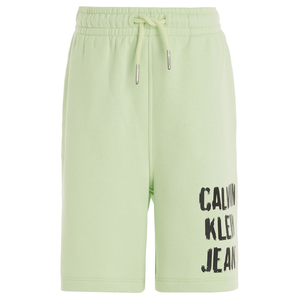 Calvin Klein - Pixel Logo Relaxed Shorts - Green