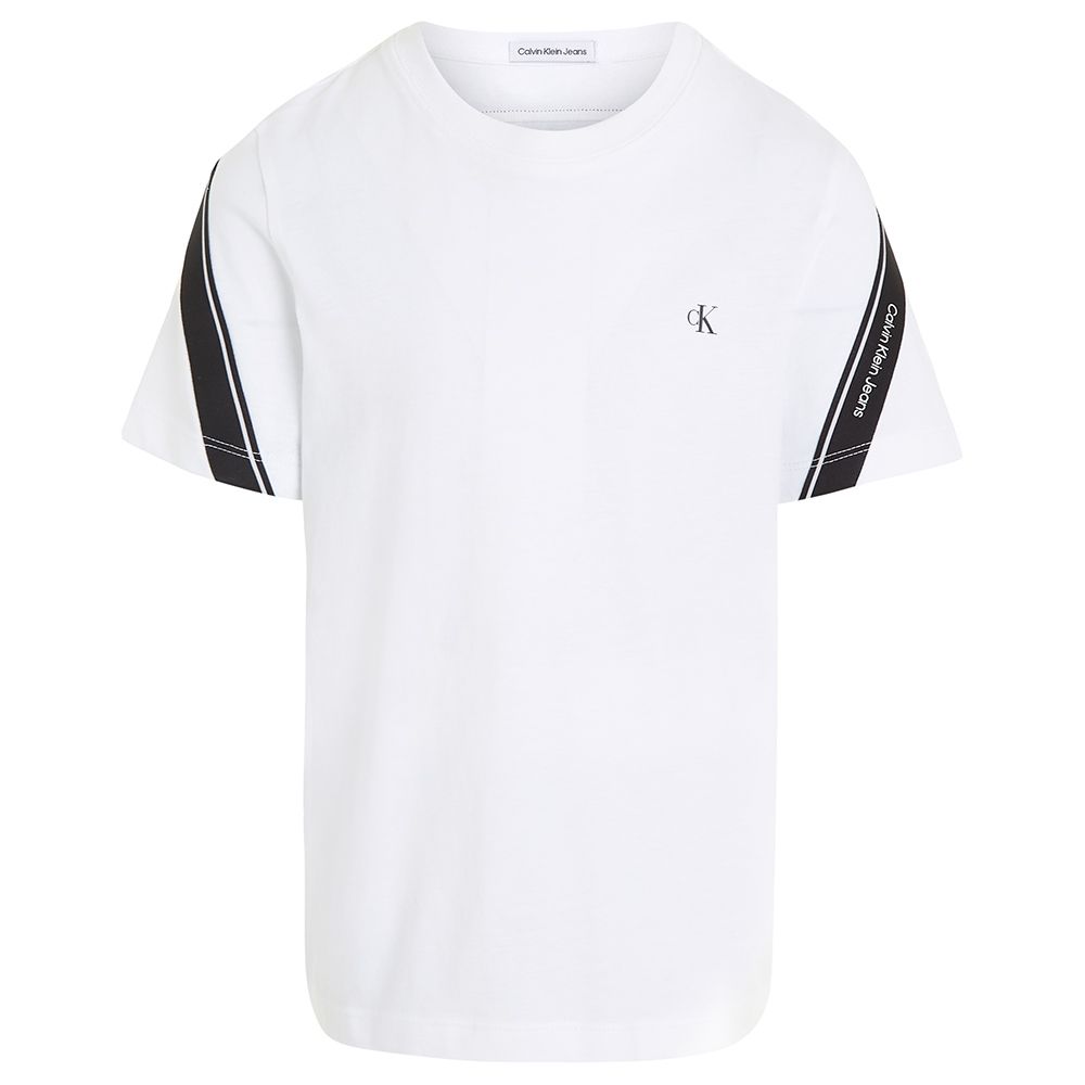 Calvin Klein - Jersey Tape T-Shirt - White