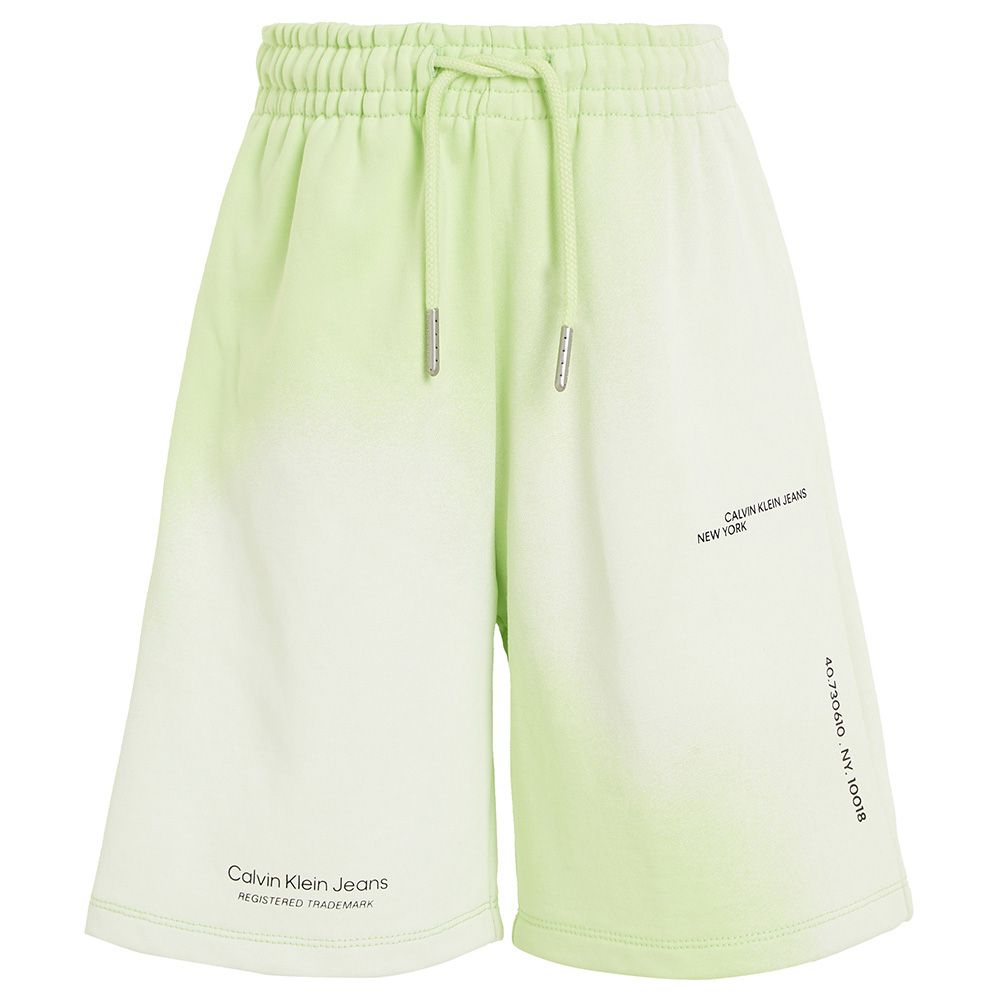 Calvin Klein - Spray Printed Relaxed Shorts - Green