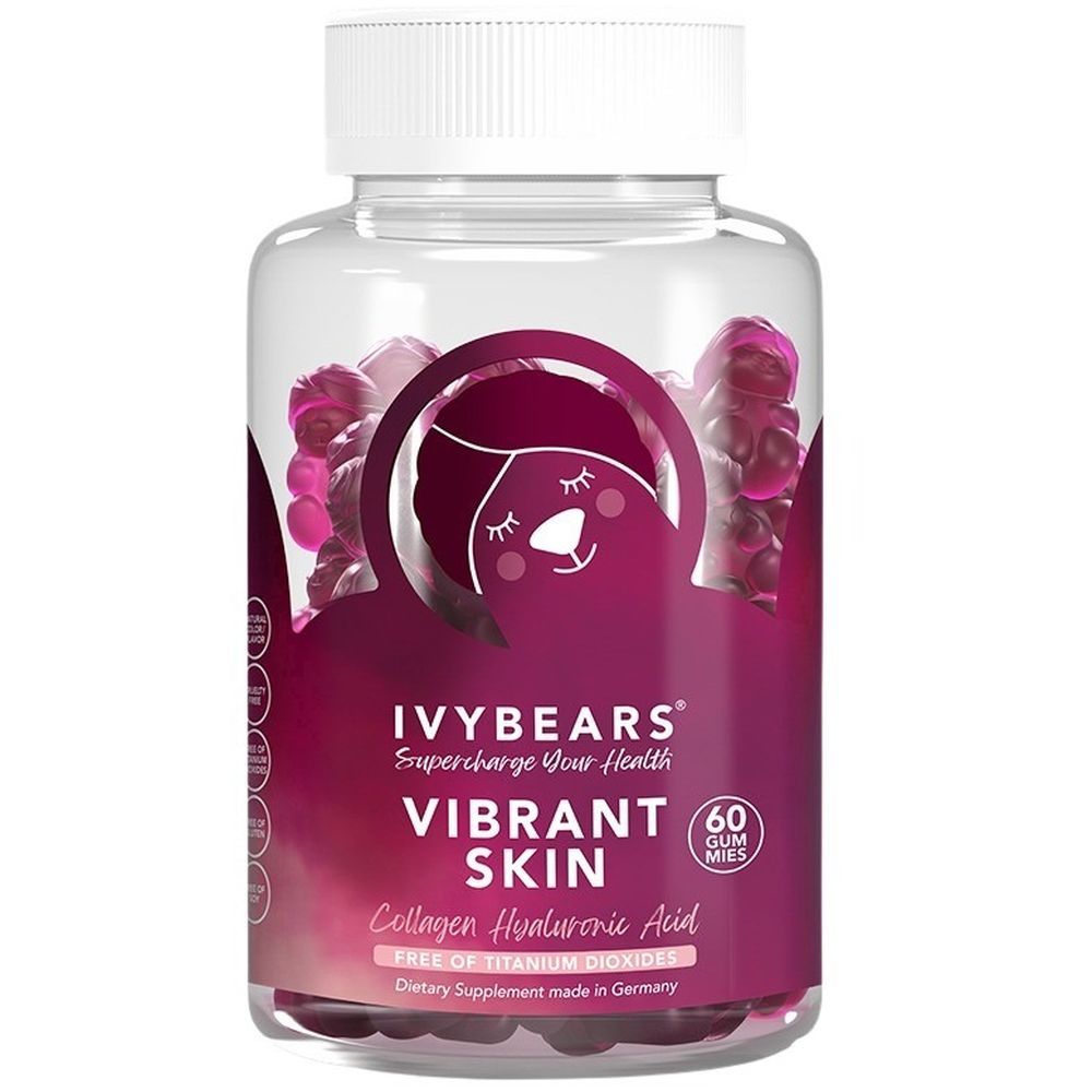 IvyBears - Vibrant Skin Hyaluronic Acid Gummies - 60 Pcs