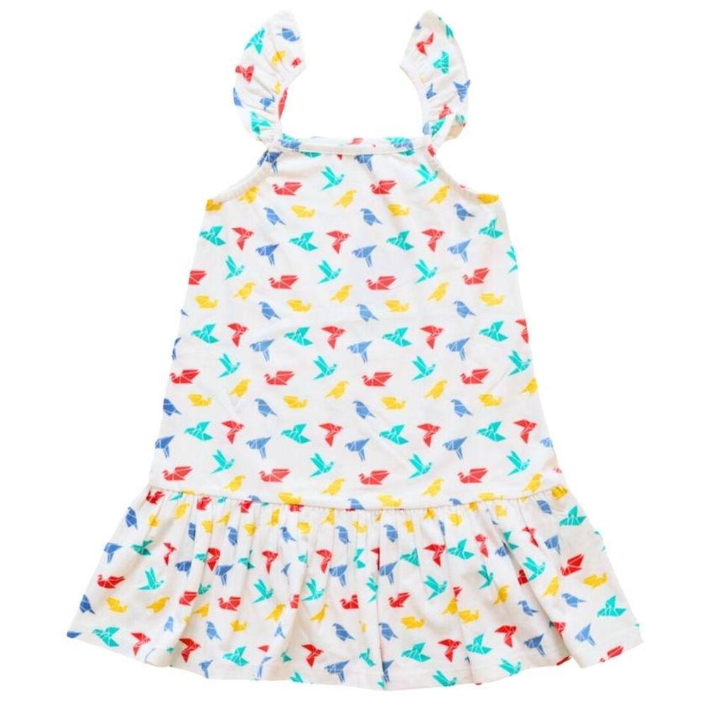 Ola Otter - Baby Girl's Strap Dress - Gummy Birds