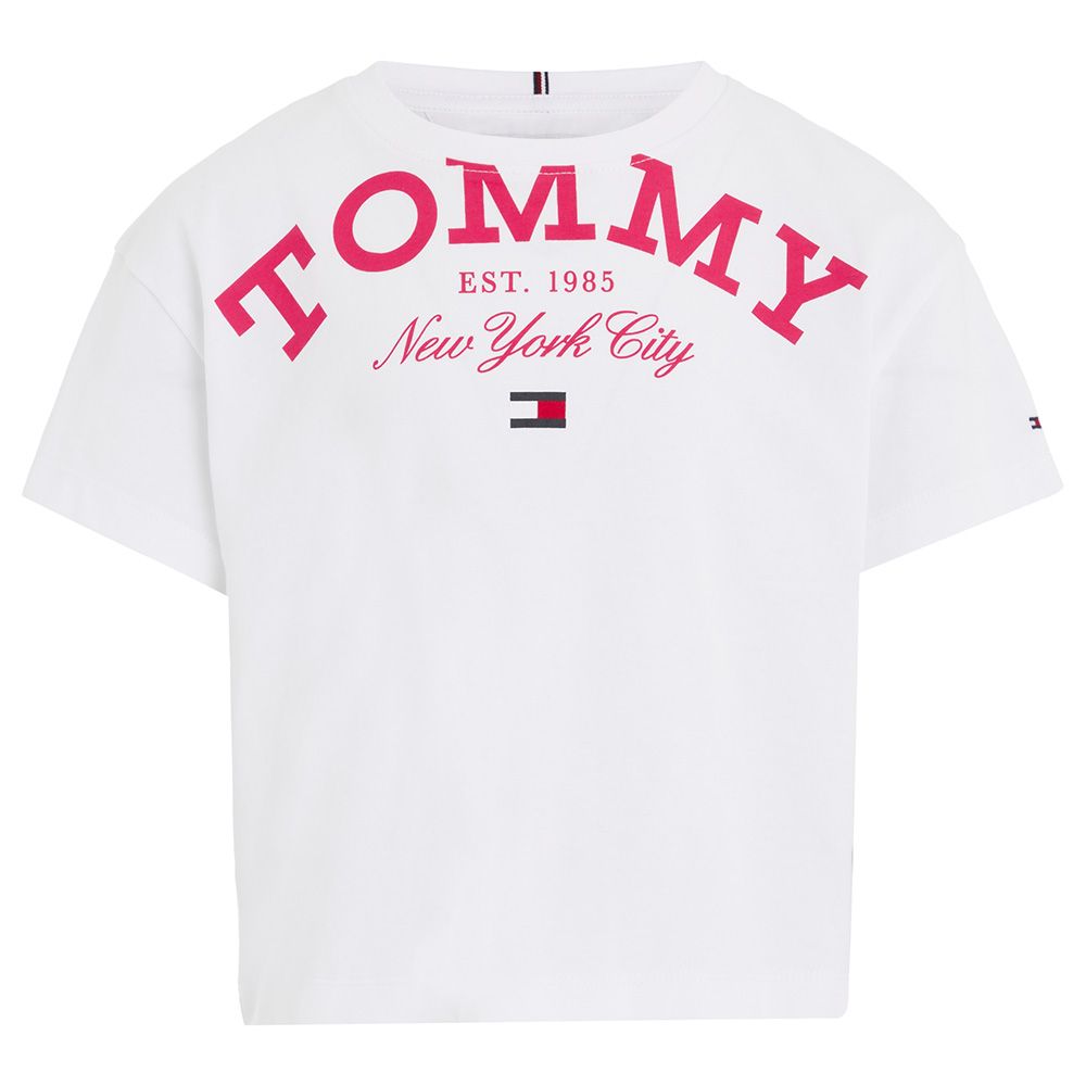 Tommy Hilfiger - Tommy Logo Short Sleeves Tee - White