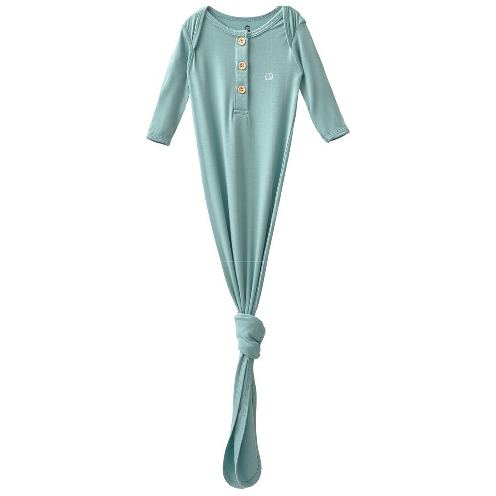 Anvi Baby - Knotted Gown - Soft Sage