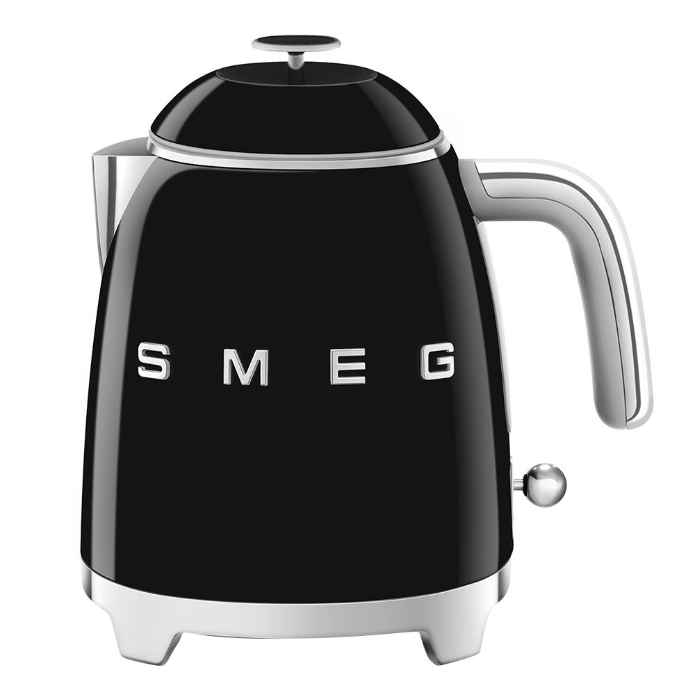 Smeg - 50'S Retro Style Mini Kettle - Black - 0.8 L - 1400 W