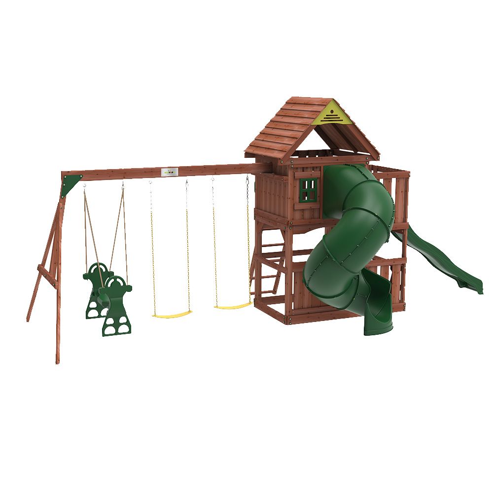 Kiddoro - Little Heros HQ Swing Set