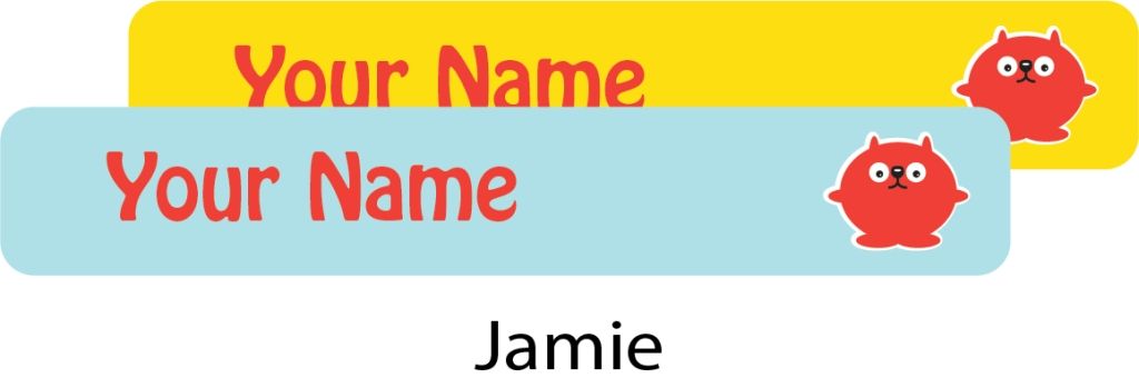 Ladybug - Nursery Labels Jamie - Pack of 90