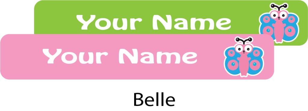 Ladybug - Nursery Labels Belle - Pack of 90